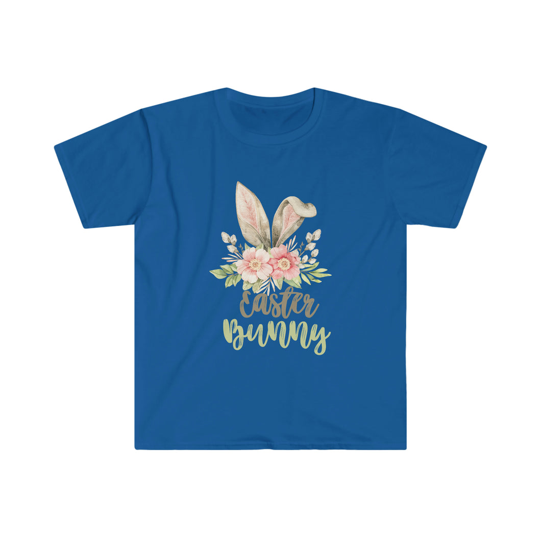 Easter Bunny Brown Ears and Eggs T-Shirt - Easter T-Shirt - Easter Egg Hunt Matching T-Shirts