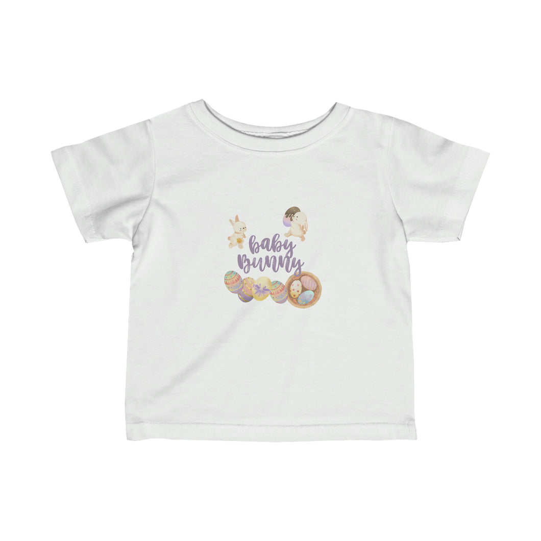 Baby Bunny Easter Eggs and Bunnies - Easter T-Shirt for Babies - Easter Egg Hunt T-Shirt