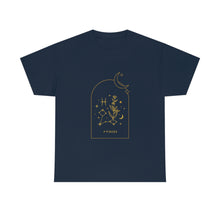 Load image into Gallery viewer, Pisces Zodiac Constellation and Flowers - Astrology and Horoscope T-Shirt
