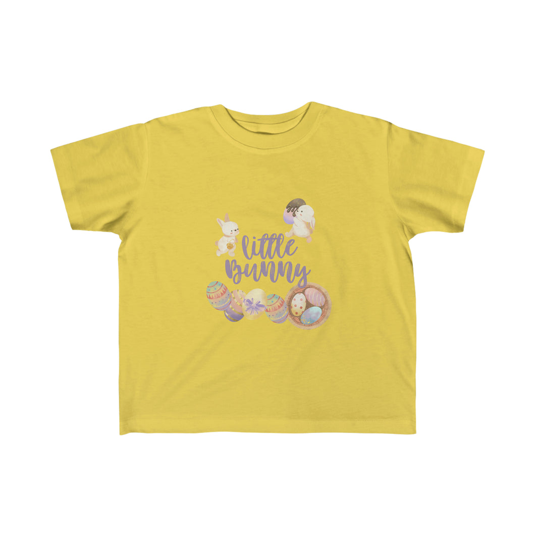 Little Bunny Bunnies With Easter Eggs T-Shirt - Easter T-Shirt for Little Kids - Easter Egg Hunt T-Shirt