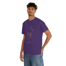 Load image into Gallery viewer, Aquarius Zodiac Constellation and Flowers - Astrology and Horoscope T-Shirt
