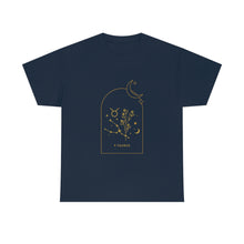 Load image into Gallery viewer, Taurus Zodiac Constellation and Flowers - Astrology and Horoscope T-Shirt
